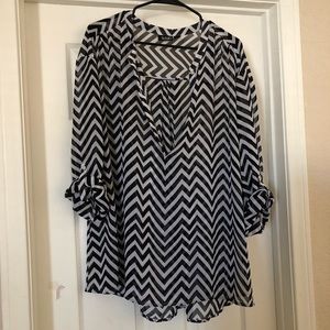 a.n.a 3XL Harper style top
